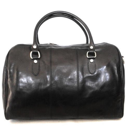 Borsone cuoio s nero - tg.,