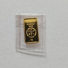 Lingotto oro 1 grammo Heraeus