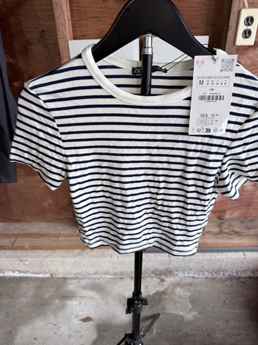 Zara girocollo manica - 2-, corta