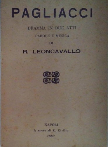 Leoncavallo pagliacci 1880 - leoncavallo,