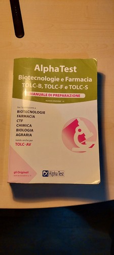 Alpha test biotecnologie - test,