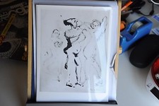 FOTO D'AUTENTICA D'EPOCA DEL PITTORE REMO BRINDISI DISEGNO CHINA