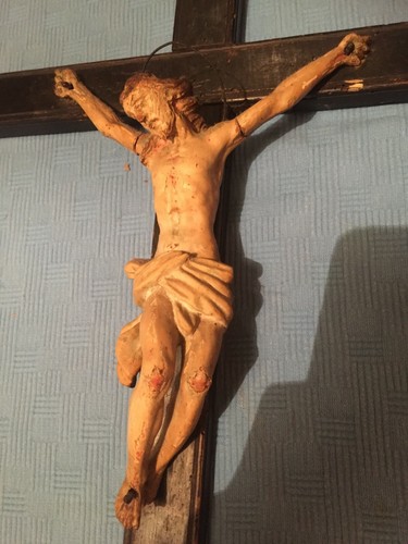 Antico crocifisso ligneo - antico,