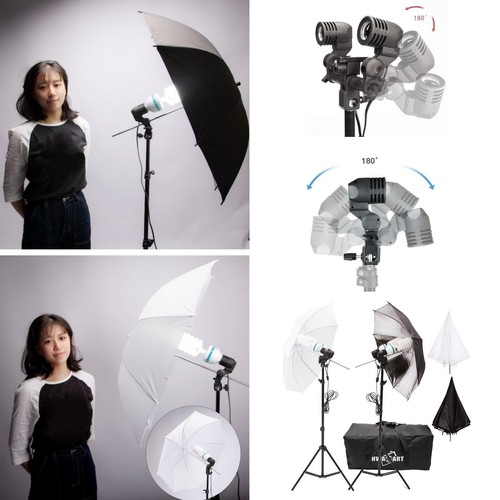 Kit ombrello fotografico - fotografico, 150w