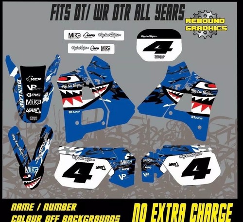 Adesivi yamaha dtr125 kit - adesivi,