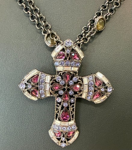 Ciondolo croce gioiello tono