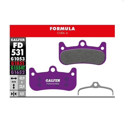 Pastiglie mescola viola - mescola, e-bike