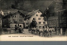 Svizzera Andermatt Diligenza Postale F. piccolo non spedita