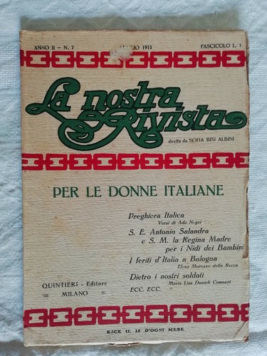Nostra rivista anno n - nostra,
