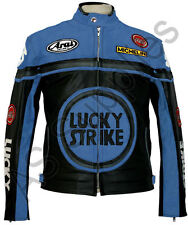 LUCKY STRIKE Blouson Moto Cuir