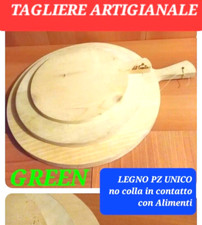 3 TAGLIERE LEGNO TONDO Cucina Sanna Passione BIO Naturale GREEN NUOVI
