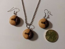 orecchini, collana, ciondolo