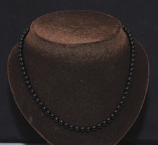 Collana Girocollo Donna Paciotti Argento 925 sfere onice nero  