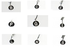 REBECCA LETTERA INIZIALE NOME PENDENTE CIONDOLO X COLLANA DONNA ORIGINALE CONFEZ