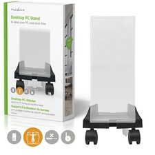 CARRELLO PORTA PC REGOLABILE IN METALLO PORTATA MAX 20KG NEDIS ITALIA 