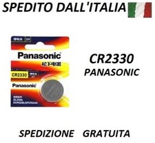 Batteria alcalina Panasonic CR2330 12V  Pile Allarmi