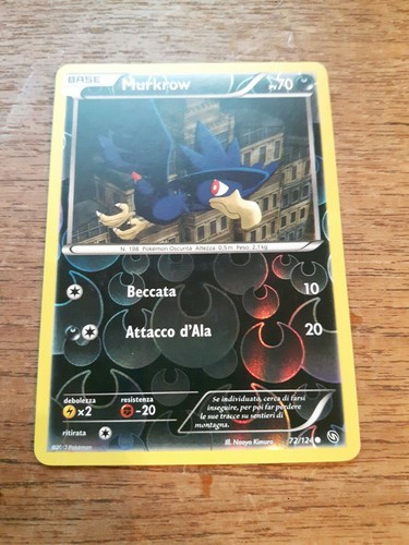 Murkrow reverse 124 - reverse, stirpe