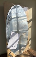 Specchio ovale senza cornice