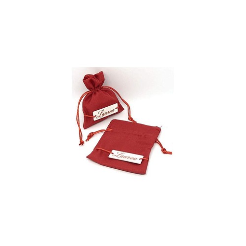 Sacchetto rosso con - con, tag