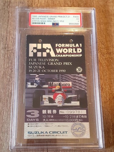 Psa formula ticket - formula, pass