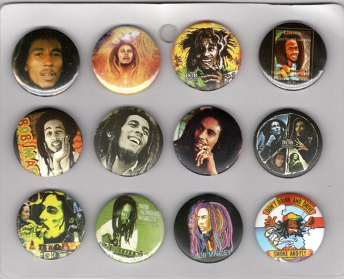 Spilla pins badge bob marley - spilla,