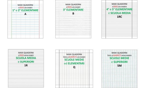 Quaderni con copertine - quaderni,