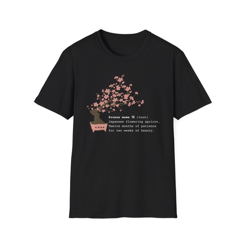 Tshirt bonsai prunus mume - tshirt:,