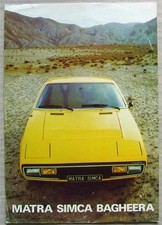 MATRA SIMCA BAGHEERA Scheda