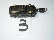 LIMA HO TRENO CARRELLO FOLLE 2 ASSI X LOCOMOTORE,CONTATTI, PIGNONE RUOTE MET.-3