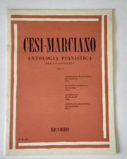 RICORDI SPARTITO CESI MARCIANO ANTOLOGIA PIANISTICA FASC.1