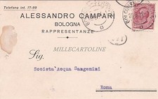 BOLOGNA - Alessandro Campari alla Società Acqua Sangemini 1914