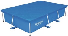 Bestway 58105 Telo di Copertura per Piscina Fuori Terra Rettangolare da 259 x 17