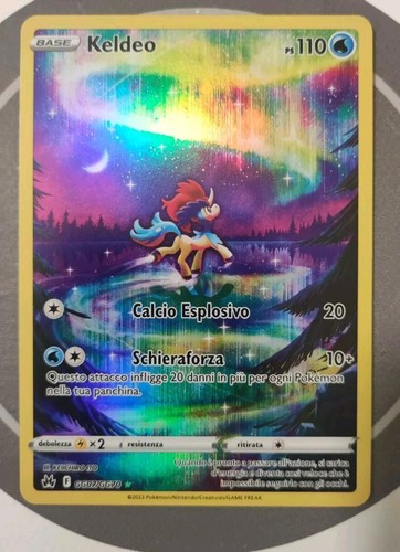 Carta pokémon keldeo - carta,