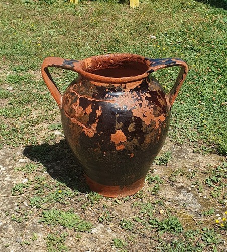 Antico vaso terracotta orcio - antico,