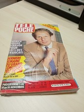 Magazine television TV TELE POCHE 979-novembre 1984-patrick poivre d'arvor-PPDA