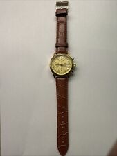 Orologio Uomo Pringeps Crono Oro E Pelle