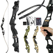 ILF 62" Arco ricurvo 30-60lbs tiro con l'arco rimozione 19" riser alluminio 210FPS caccia