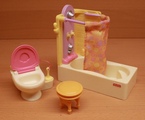 Bagno famiglia mattel fisher - famiglia,