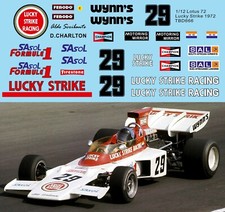 1/12 Decals per Lotus 72 Lucky