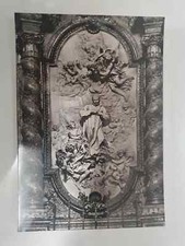 CARTOLINA - FOTO D'EPOCA ROMA : CHIESA DI S.IGNAZIO PARTICOLARE ALTARE S.LUIGI