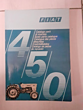 Catalogo Officina Originale 450 Trattori Fiat Parti Di Ricambio III 1971 1° ED.