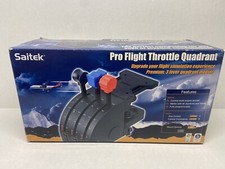 Saitek Pro Flight Throttle Quadrant leva 3 assi USB PZ45 Windows XP Vista XP64