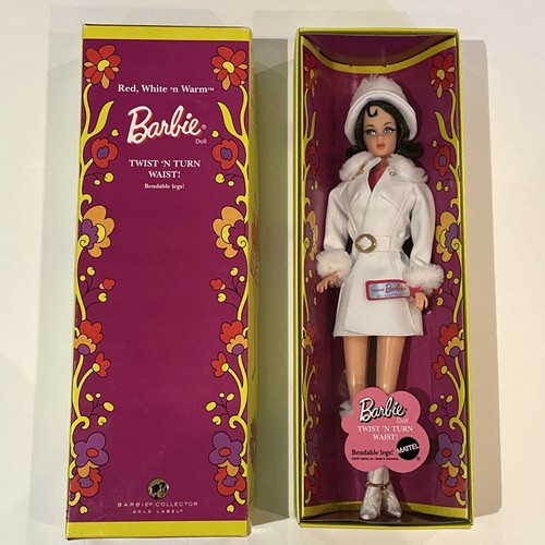 Red white warm barbie gold - &,