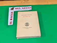 GIOVANNI PASCOLI - MYRICAE  - MONDADORI ED. 1935 LR50