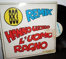 883 (Max Pezzali) Hanno Ucciso L'uomo Ragno REMIX 33 ⅓ rpm 12 Limited Edition