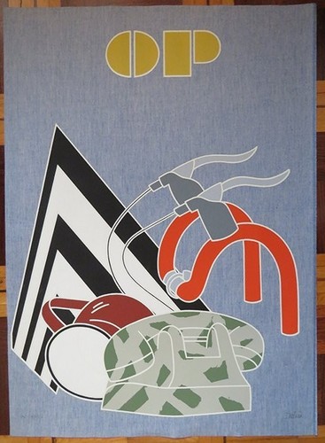 Emilio tadini signed serigraph - tadini,