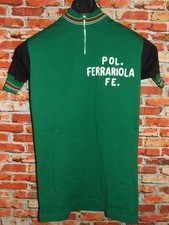 EROICA MAGLIA SHIRT BICI CICLISMO VINTAGE 70'S FERRARA MOA 80% LANA
