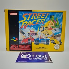STREET RACER SNES SUPER NINTENDO PAL CIB COMPLETO