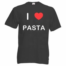 T-shirt maglietta Pasta I Love