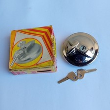 Tappo Serbatoio Carburante Cromato Faab B235 Citroen Ami 8 Epoca con Chiavi